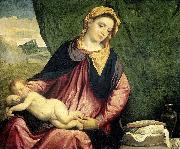 Madonna with Sleeping Child Paris Bordone